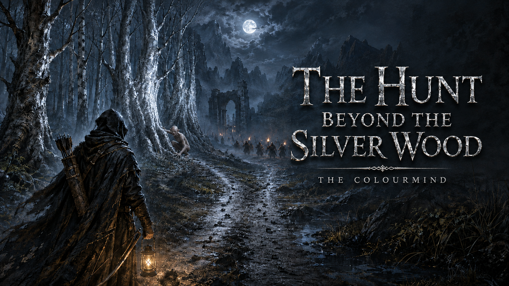 The Hunt Beyond the Silver Wood album cover by The ColourMind
